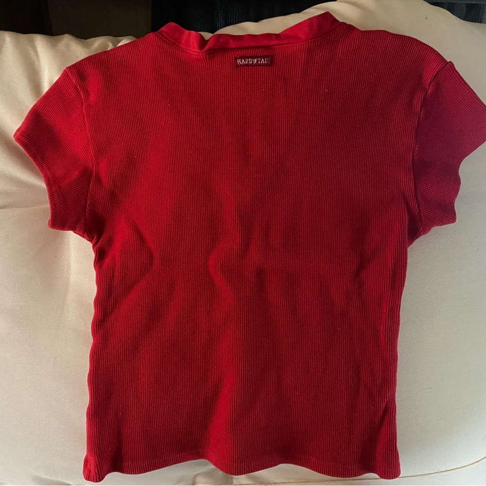 Hardtail V-Neck Ribbed Top - Picture 4 of 5